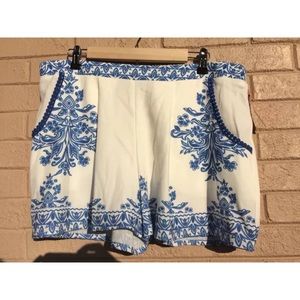 Xhilaration Target Shorts Women's XL Blue White